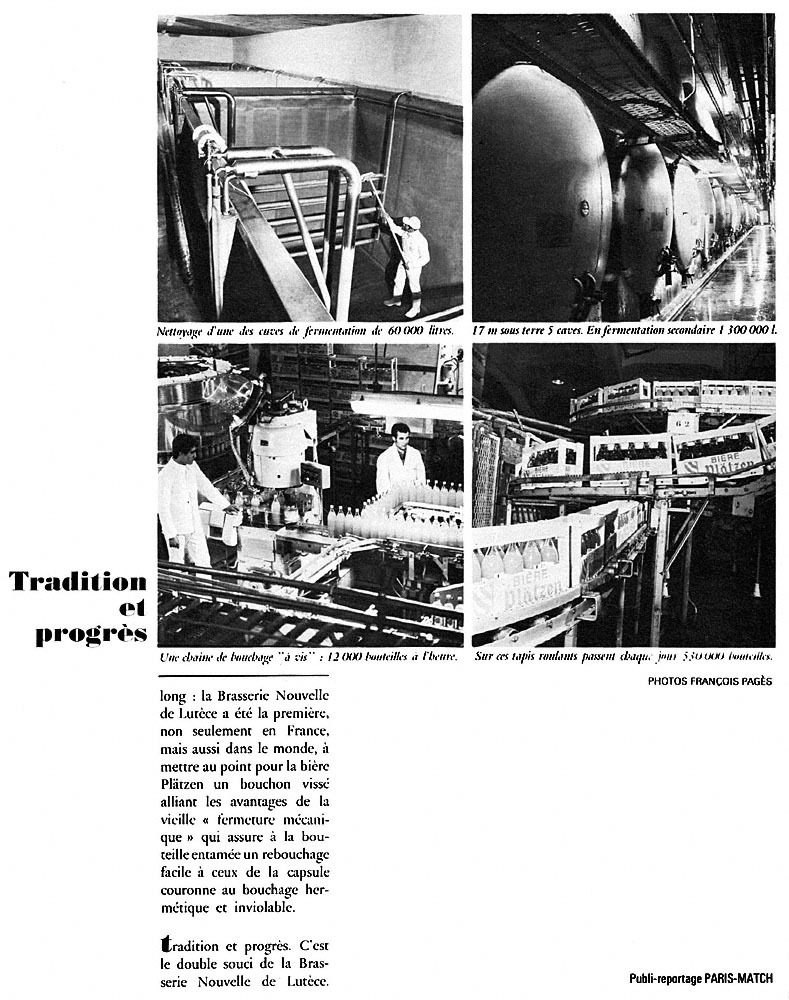 Publicit� ZxDiversBi�res 1969