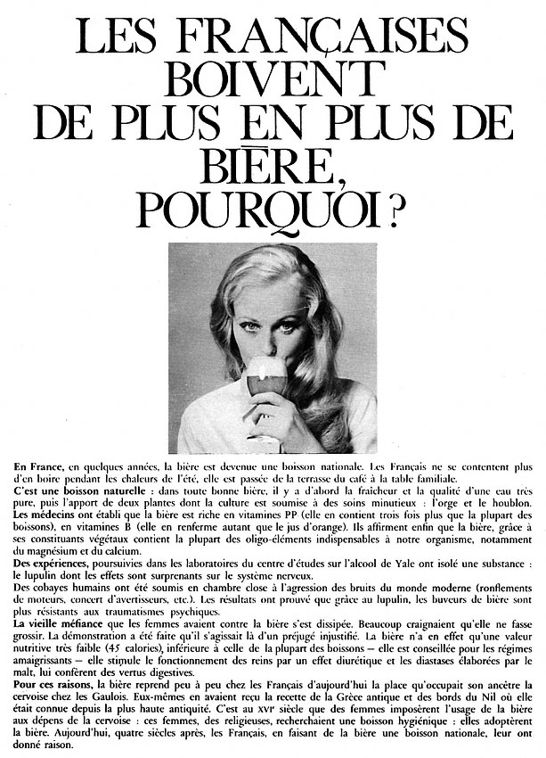 Publicité ZxDiversBires 1967