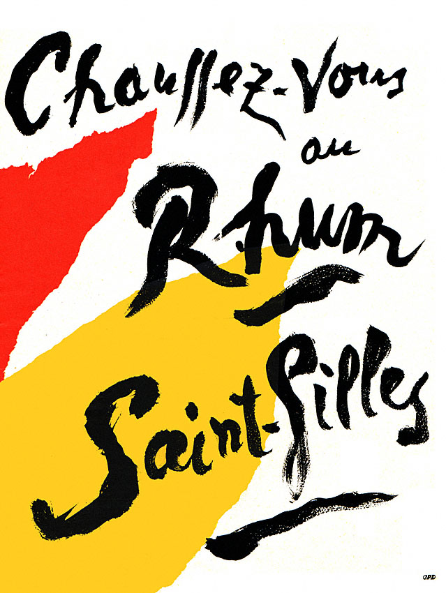 Publicité ZxDivers Rhum 1956