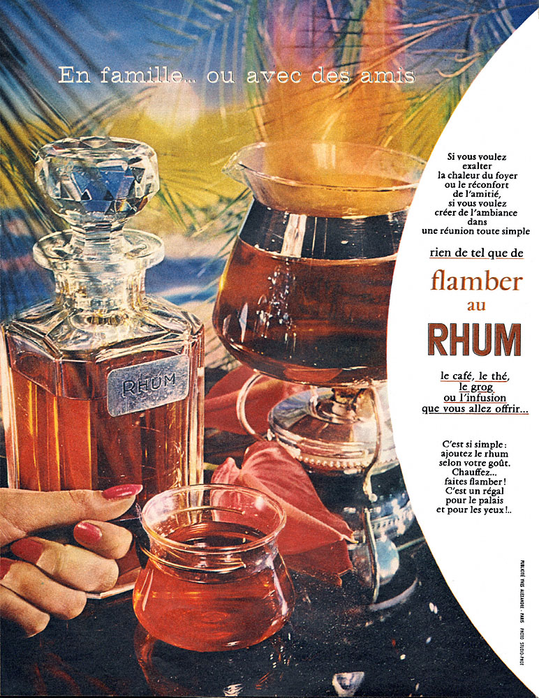 Publicit� ZxDivers Rhum 1965
