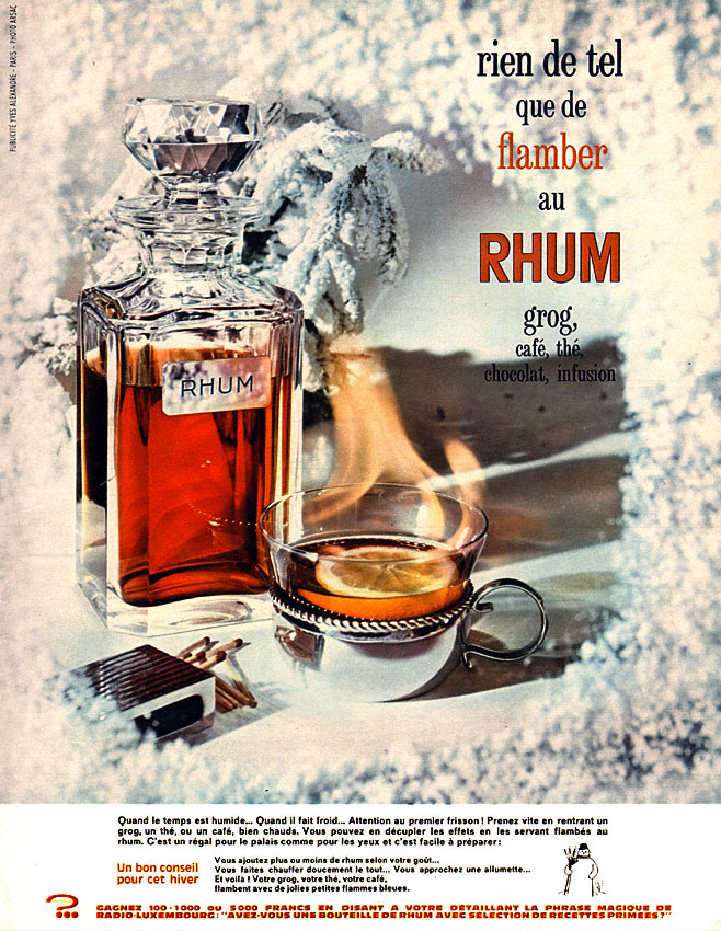 Publicité ZxDivers Rhum 1967
