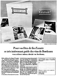 Publicité ZxDivers Vins 1970