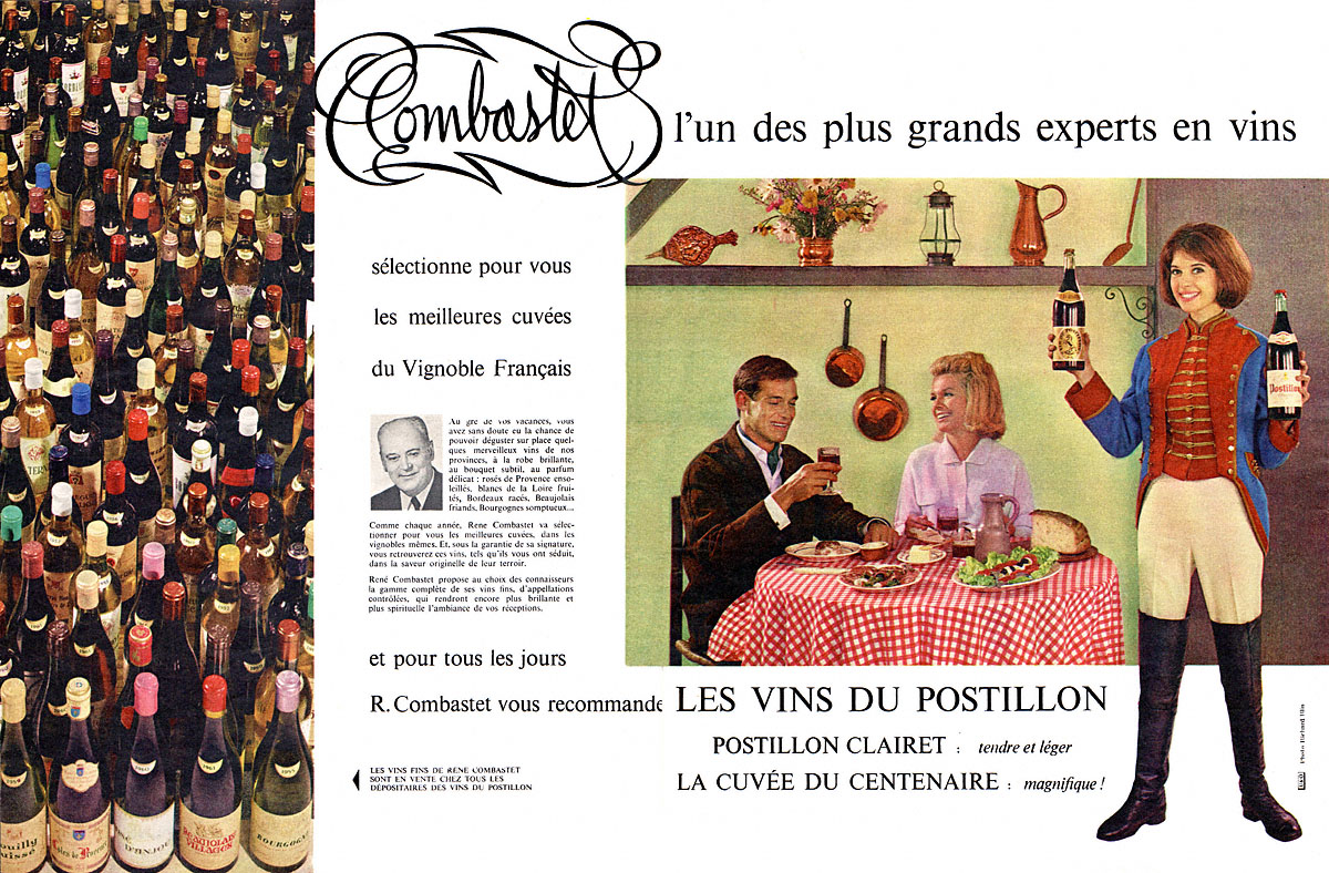 Publicité ZxDivers Vins 1962