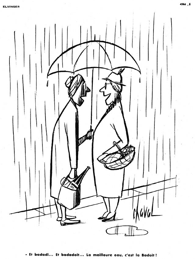 Publicité Badoit 1954