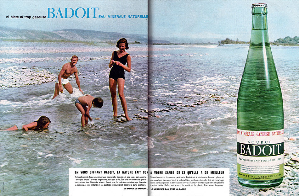 Publicité Badoit 1964