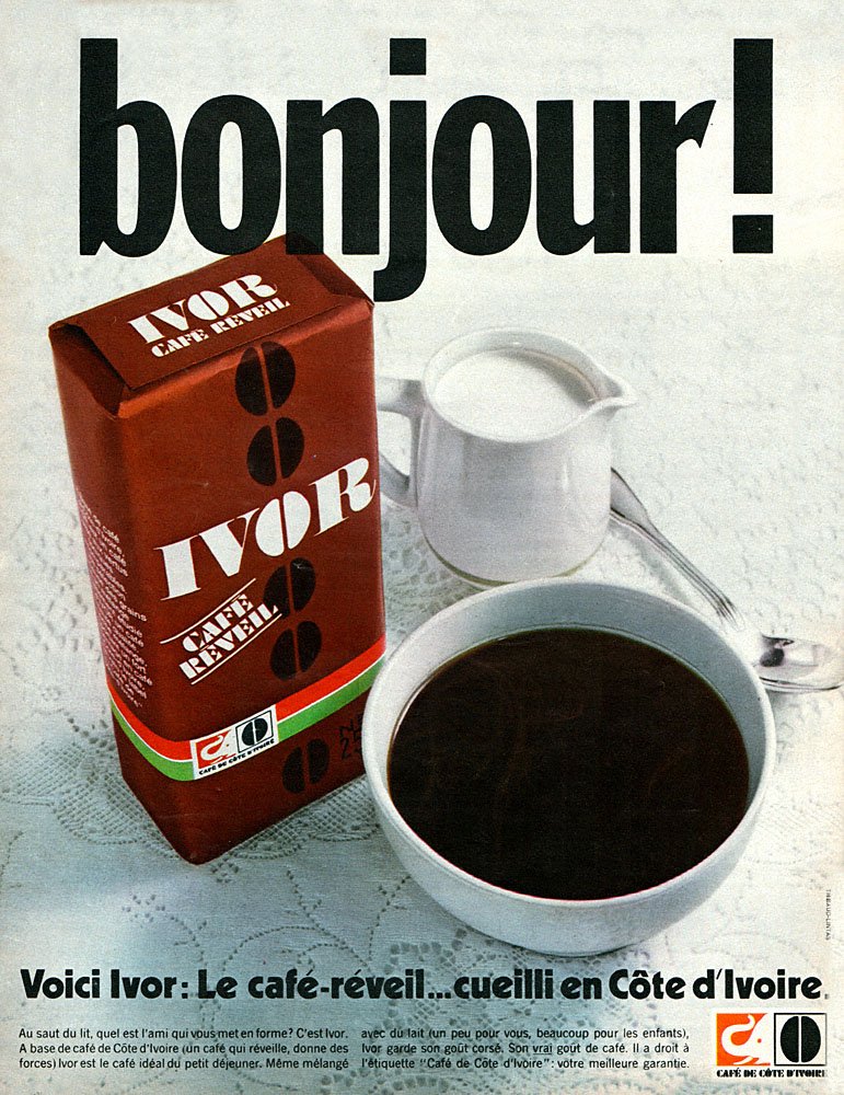 Publicit� Cafe 1969