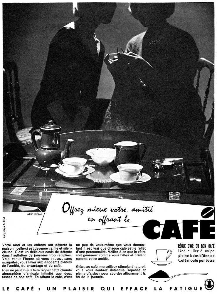 Publicité Cafe 1959