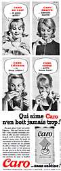 Publicit Caro 1961