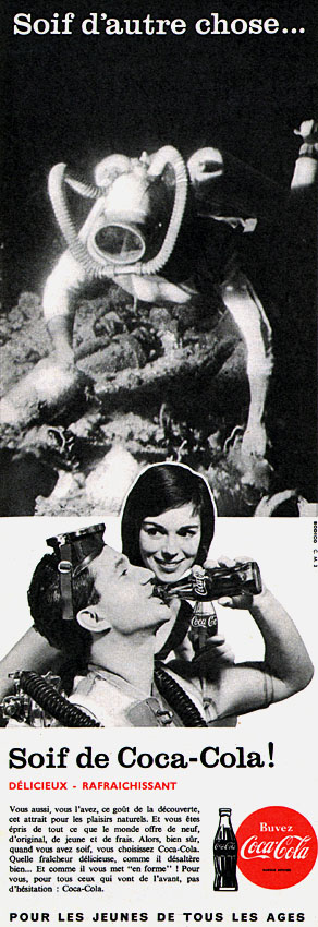 Publicité Coca-Cola 1958