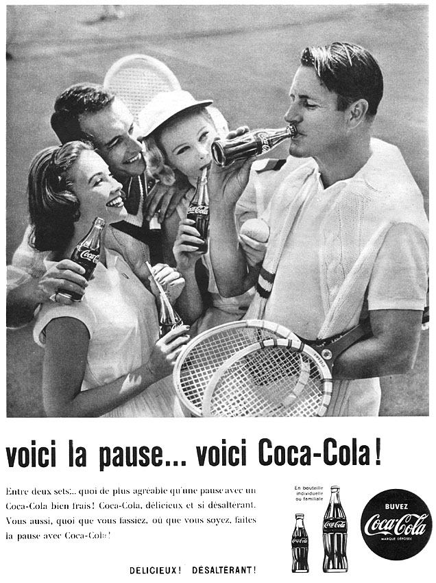 Publicité Coca-Cola 1960