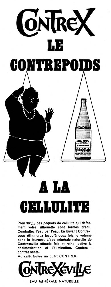 Publicité Contrexeville 1960
