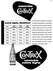 Publicit Contrexeville 1961
