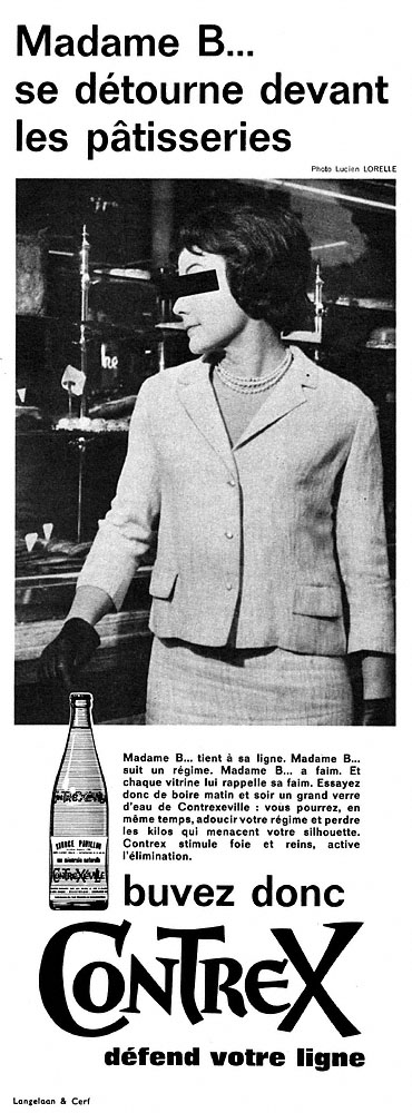 Publicité Contrexeville 1963