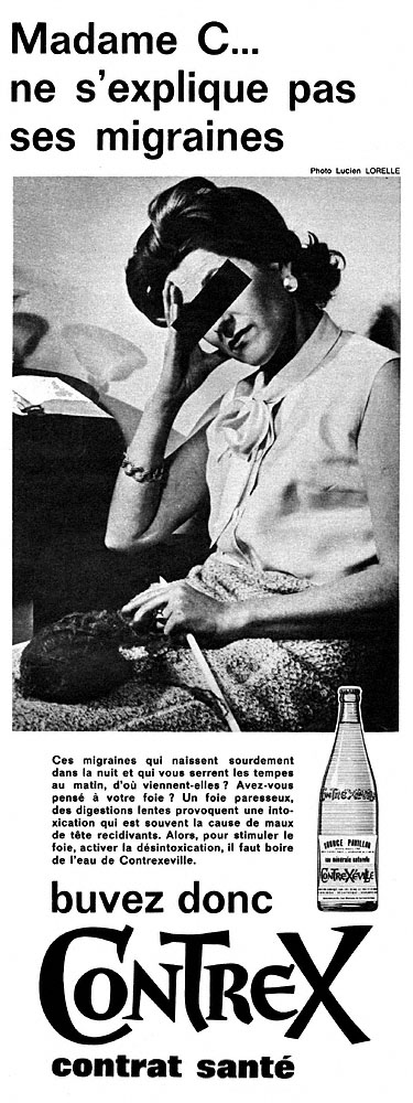 Publicit� Contrexeville 1963