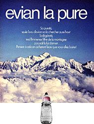 Publicité Evian 1971