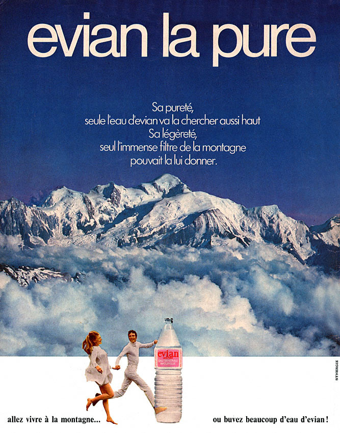 Publicité Evian 1971