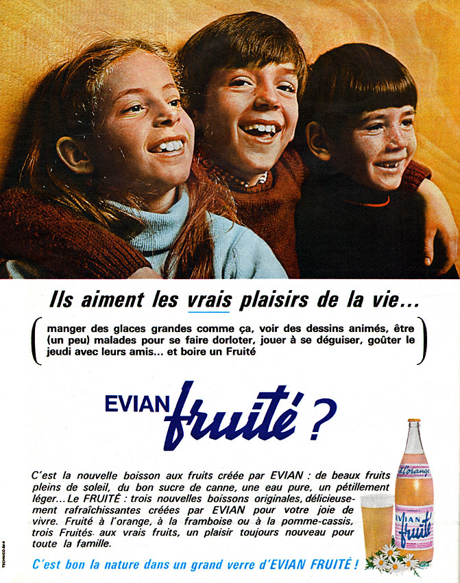 Publicité Evian 1965