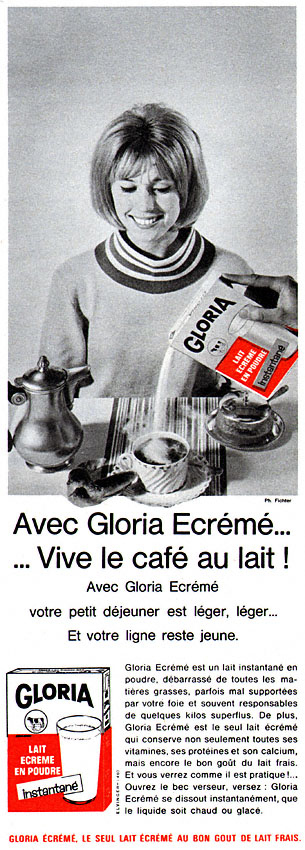 Publicit� Gloria 1963