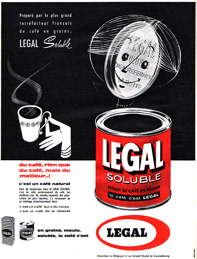 Publicité Legal 1961