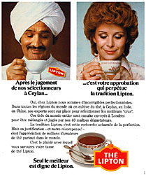 Publicit Lipton 1975