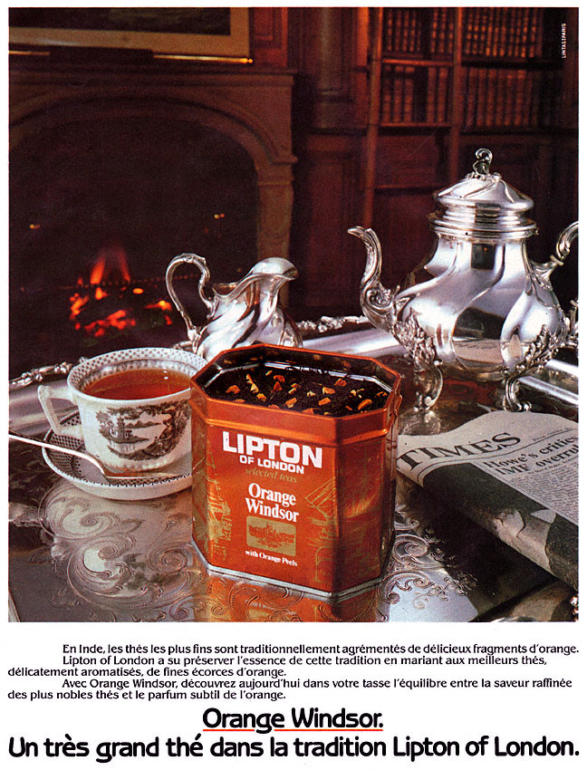 Publicité Lipton 1982
