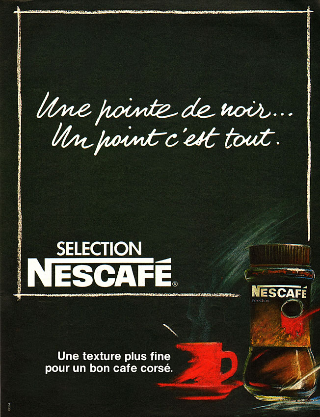 Publicité Nescaf 1984