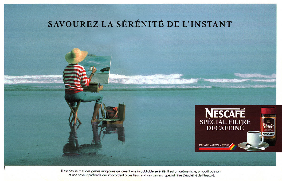 Publicité Nescaf 1988