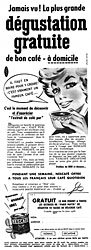 Publicit Nescaf 1955