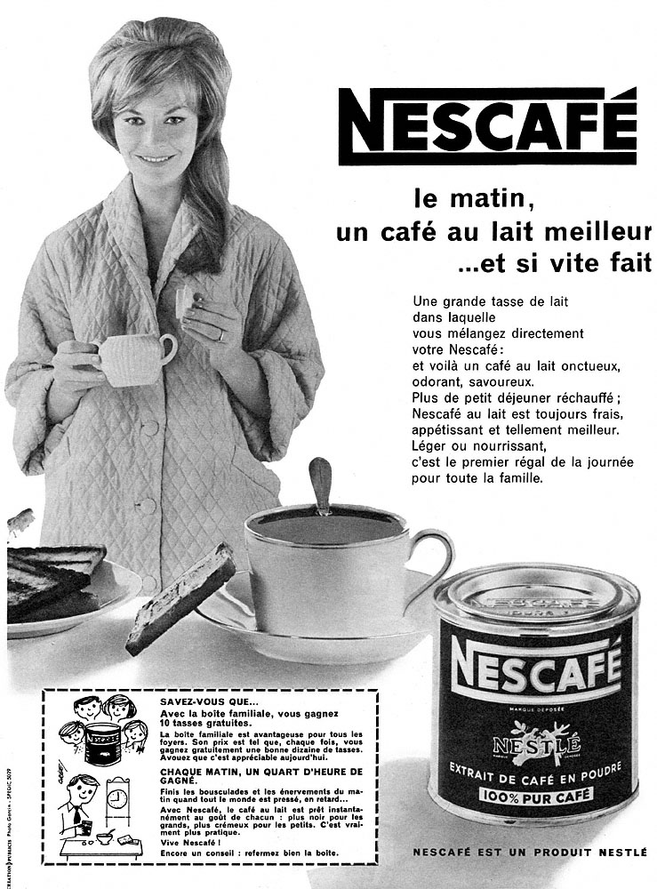 Publicité Nescaf 1959