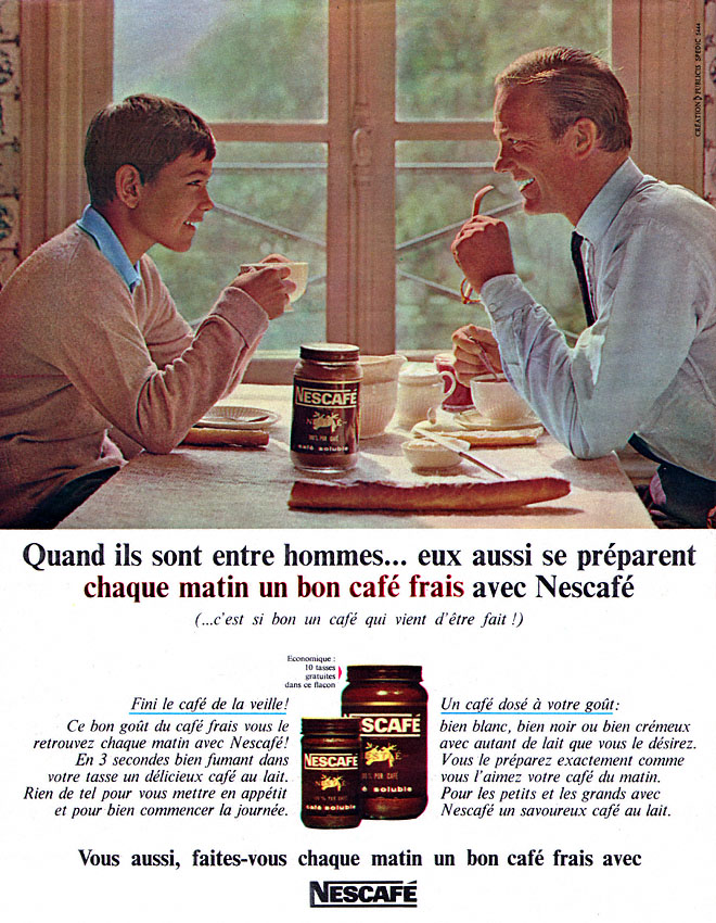 Publicit� Nescaf� 1965