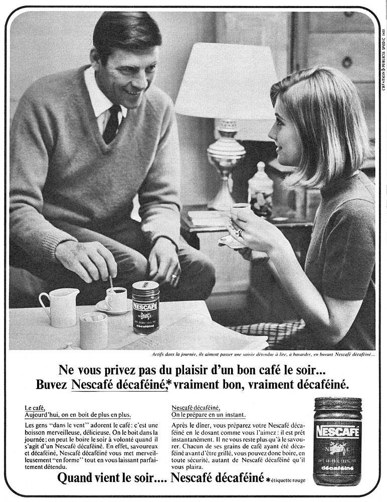 Publicit� Nescaf� 1965
