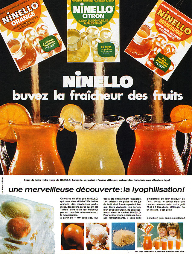 Publicité Ninello 1969
