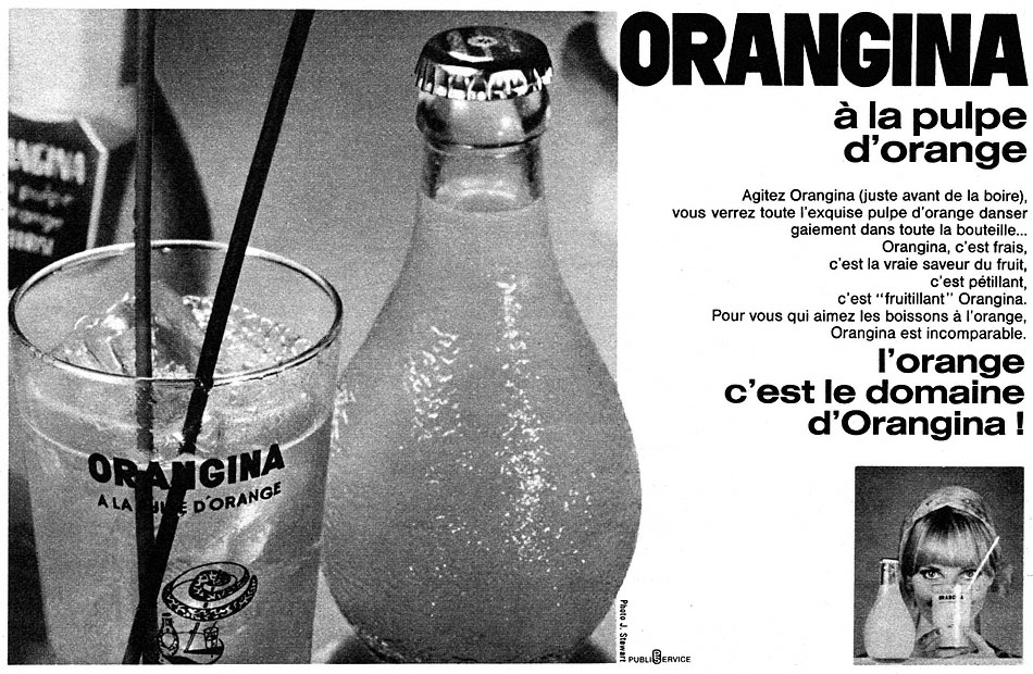 Publicité Orangina 1967
