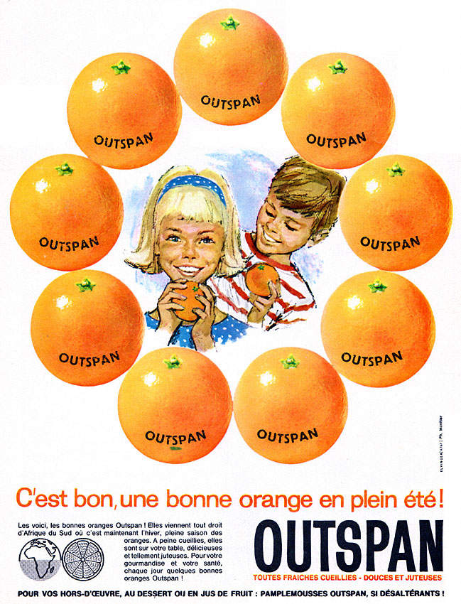 Publicité Outspan 1963
