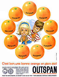 Publicit Outspan 1963