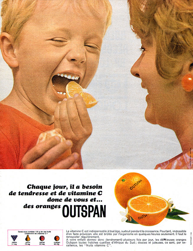 Publicit� Outspan 1965