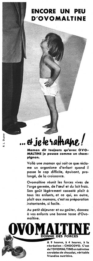 Publicité Ovomaltine 1953