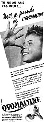 Publicit Ovomaltine 1954