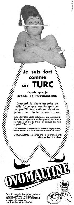 Publicité Ovomaltine 1954