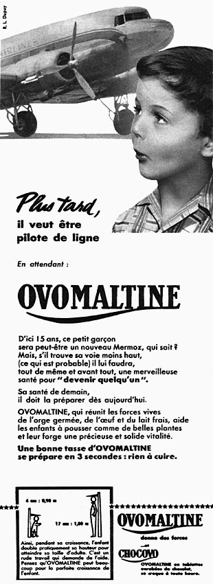 Publicité Ovomaltine 1955