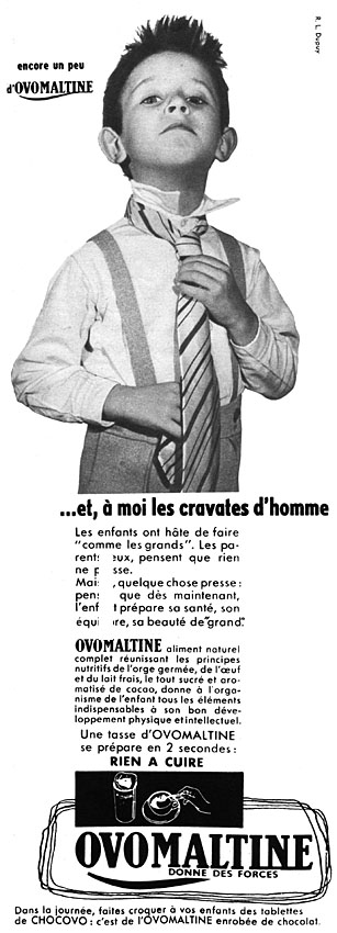 Publicité Ovomaltine 1956