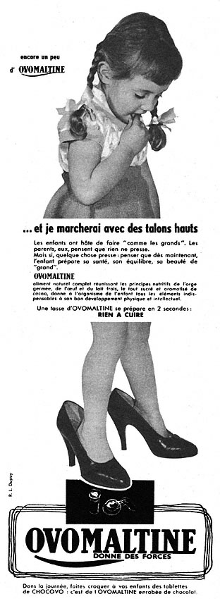 Publicité Ovomaltine 1956