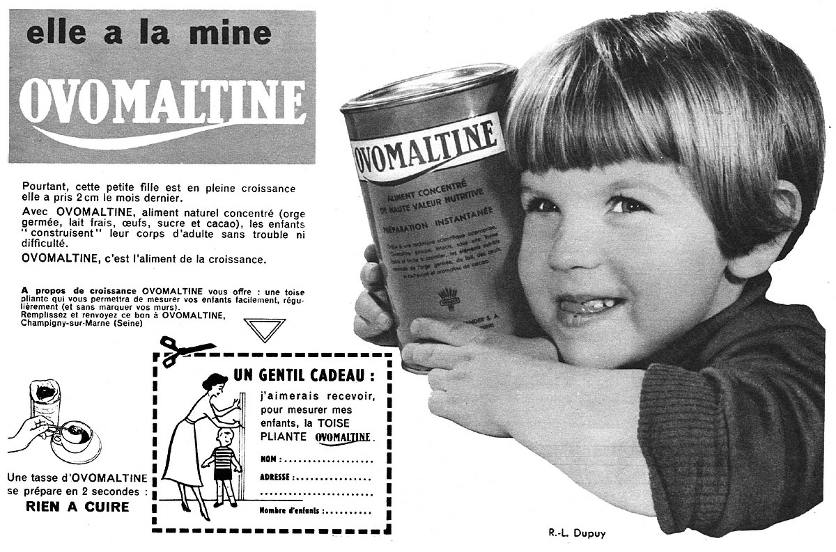 Publicité Ovomaltine 1957