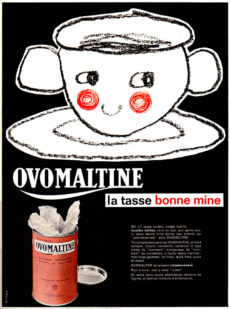 Publicité Ovomaltine 1960