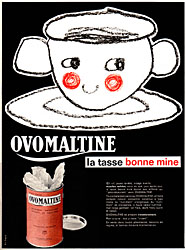 Publicit Ovomaltine 1960
