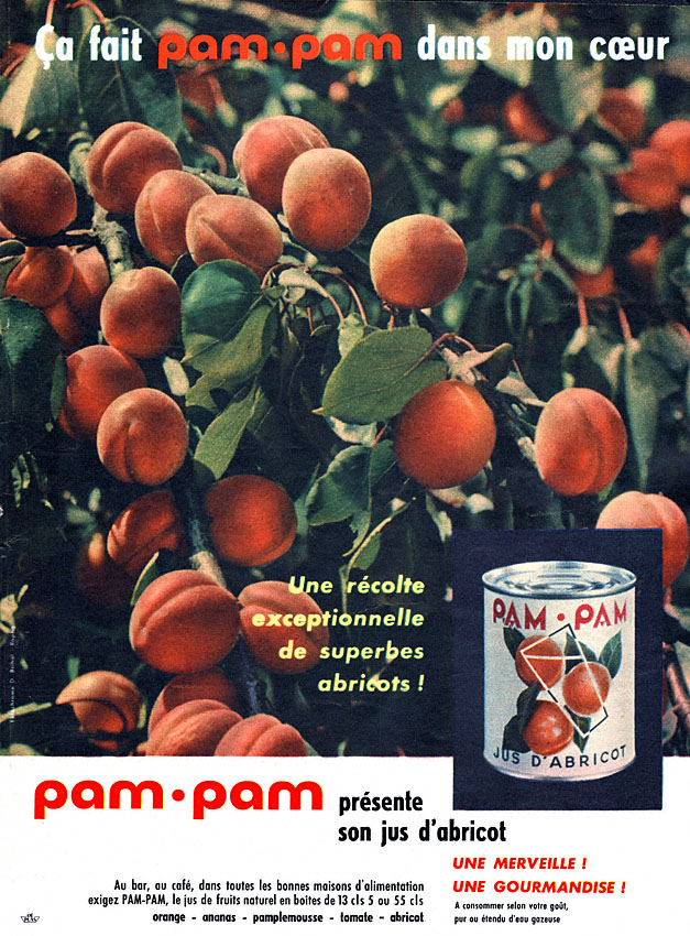 Publicité Pam.Pam 1957