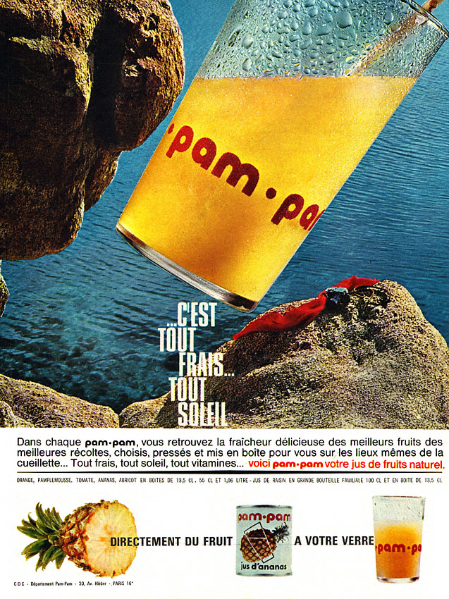 Publicité Pam.Pam 1964