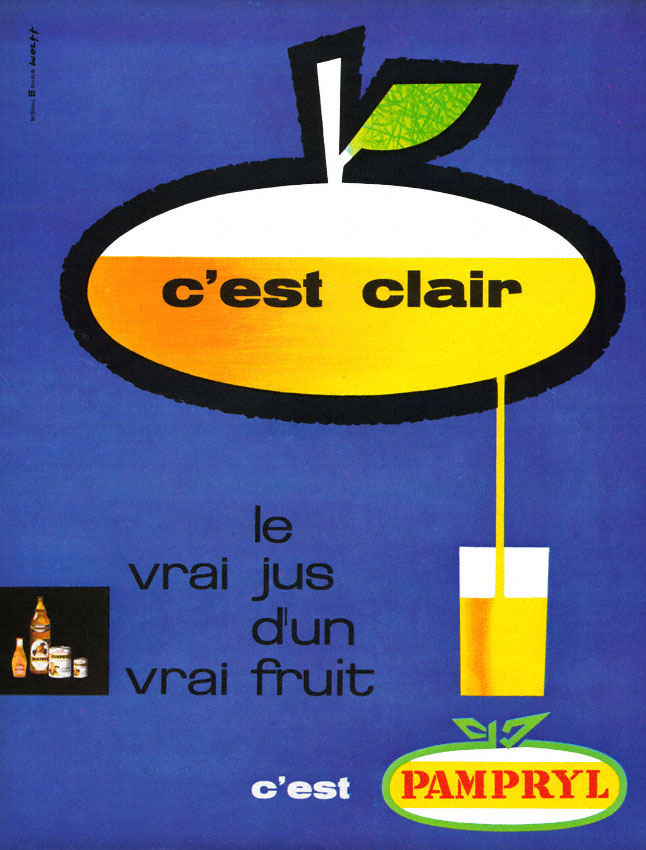 Publicité Pampryl 1963