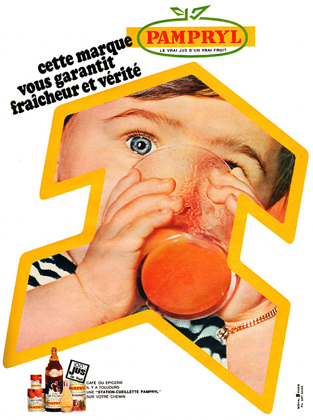 Publicité Pampryl 1967