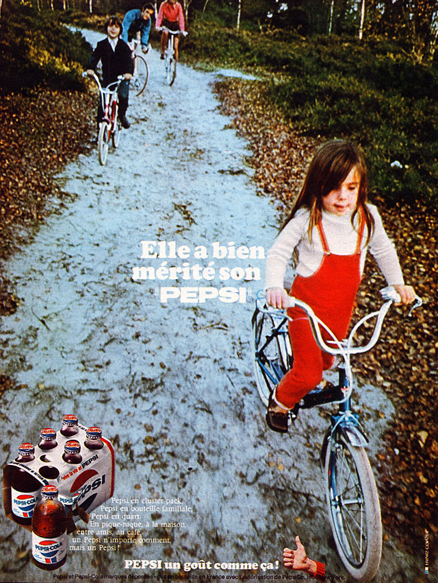 Publicité Pepsi Cola 1969